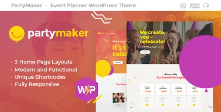 Partymaker event planner wedding agency wordpress theme codermarket.png