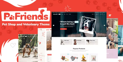 Pawfriends pet shop and veterinary theme codermarket.png