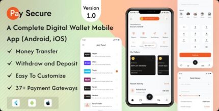 Pay secure digital wallet flutter app android ios codermarket.jpg