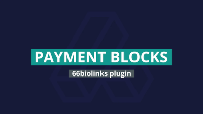 Payment blocks pack 66biolinks plugin codermarket.png