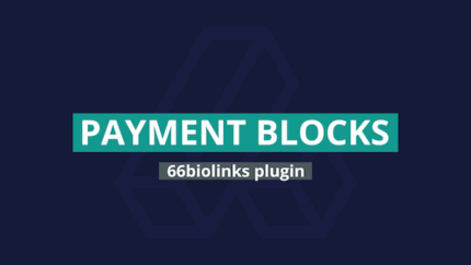 Payment blocks pack 66biolinks plugin codermarket.png