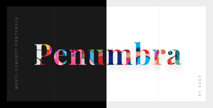 Penumbra multi concept design portfolio theme codermarket.png