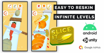 Perfect slice 3d complete unity game admob codermarket.png