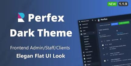 Perfex crm dark theme codermarket.png
