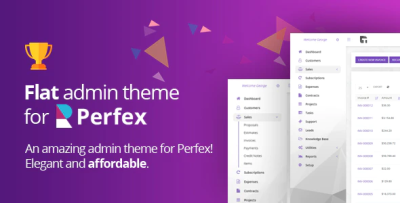 Perfex crm flat theme for admin backend interface codermarket.png