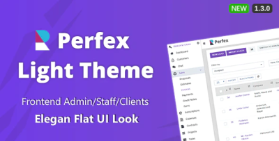 Perfex crm light theme codermarket.png