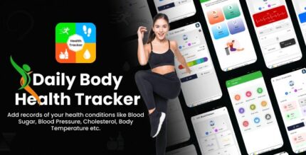 Personal health tracker daily body health tracker admob android app .jpg