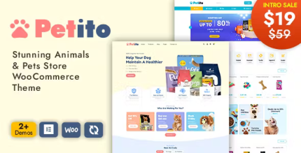 Petito animals and pets store woocommerce theme codermarket.png