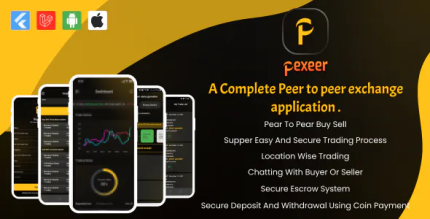 Pexeer a complete peer to peer cryptocurrency flutter app codermarket.png