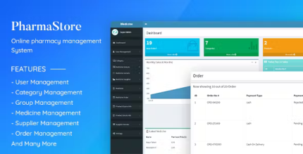 Pharmastore online pharmacy management system codermarket.png