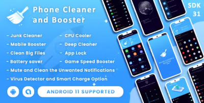 Phone cleaner and booster android 11 supported codermarket.png