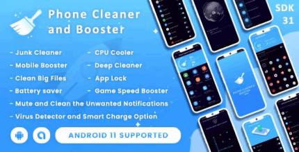 Phone cleaner and booster android 11 supported codermarket.png