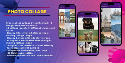 Photo collage maker full ready ios app codermarket.png