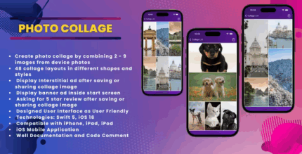 Photo collage maker full ready ios app codermarket.png