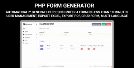 Php form generator codeigniter 4 form master form header detail user.png