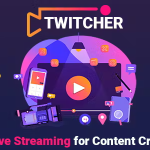Php twitcher live video streaming saas platform for content creators .png