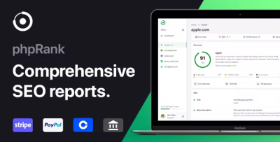 Phprank seo reports platform saas codermarket.png