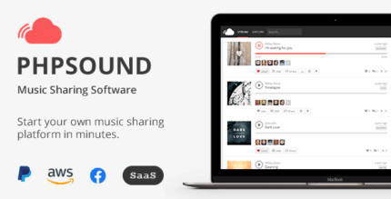 Phpsound music sharing platform codermarket.png