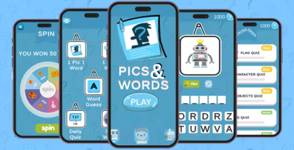 Pics and words puzzle quiz 3 in 1 quiz brain game codermarket.png