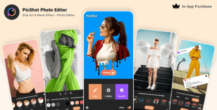 Picshot photo editor drip art neon effect photo editor in app.png