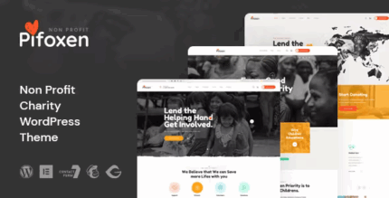 Pifoxen nonprofit charity wordpress theme codermarket.png