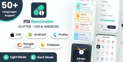 Pillmode pill reminder flutter android ios full app light dark mode.jpeg