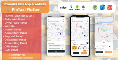Pin taxi flutter complete solution taxi app codermarket.png