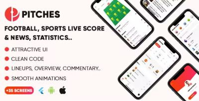 Pitches sport application ui kit livescore livematches news videos .png