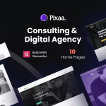 Pixaa consulting digital agency wordpress theme codermarket.png