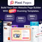 Pixelpages saas application website builder for html template codermarket.jpg