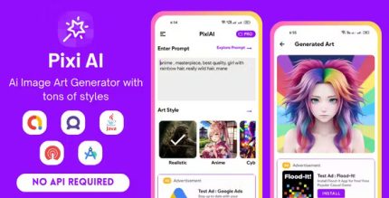 Pixi ai ai image generator with admob ads codermarket.jpg