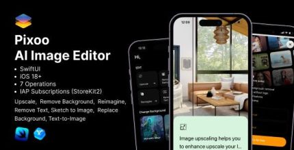 Pixoo ai image editor ios app codermarket.jpeg