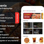 Pizza ordering android ios app template flutter 2 pizzamenia codermarket.png