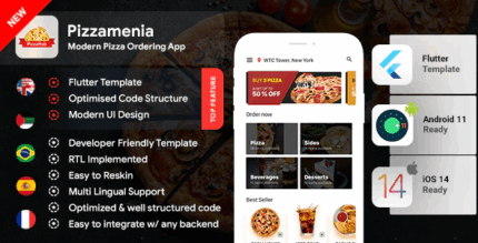 Pizza ordering android ios app template flutter 2 pizzamenia codermarket.png