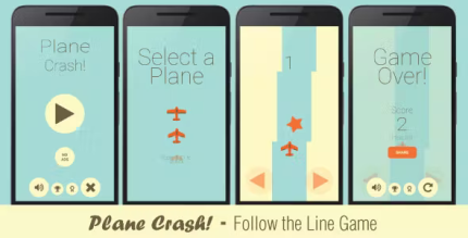 Plane crash follow the line game codermarket.png