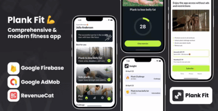 Plank fit ios app source code codermarket.png
