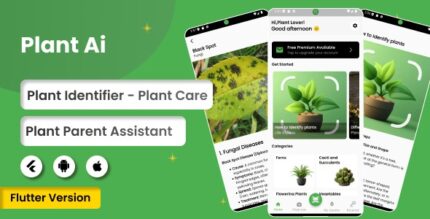 Plant ai plant identifier plant care flutter android ios full.jpg