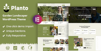 Planto landscape gardening wordpress theme codermarket.png