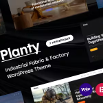 Planty industrial fabric factory wordpress theme codermarket.png