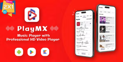 Playmx music player video player codermarket.png
