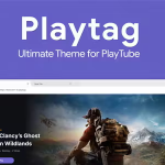 Playtag the ultimate playtube theme codermarket.png