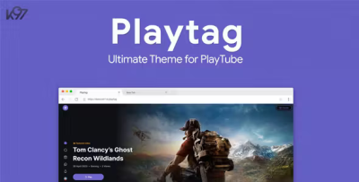 Playtag the ultimate playtube theme codermarket.png