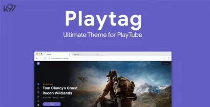 Playtag the ultimate playtube theme codermarket.png