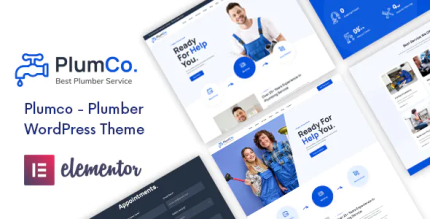 Plumco plumber wordpress theme codermarket.png