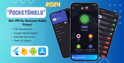 Pocketshield vpn v10 mini vpn for maximum mobile privacy flutter .jpeg