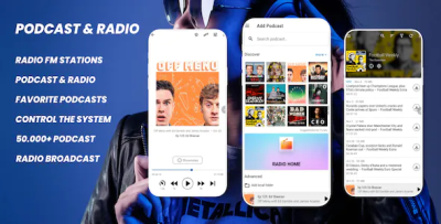 Podcast radio fm android 12 support codermarket.png