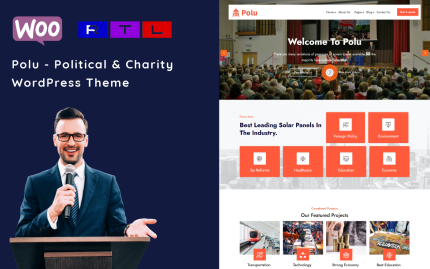 Polu political party wordpress theme.png