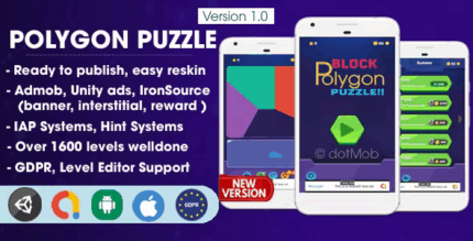 Polygon puzzle unity template project codermarket.png