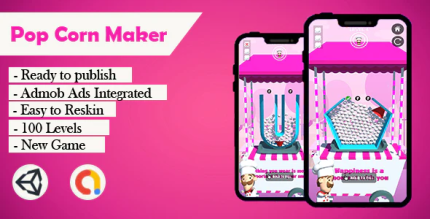 Pop corn maker unity admob codermarket.png