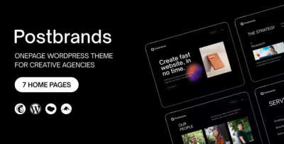 Postbrands creative onepage wordpress theme codermarket.png